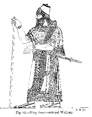 Ashur-nasir-apal II (884-858) from Kinns_1891 p443